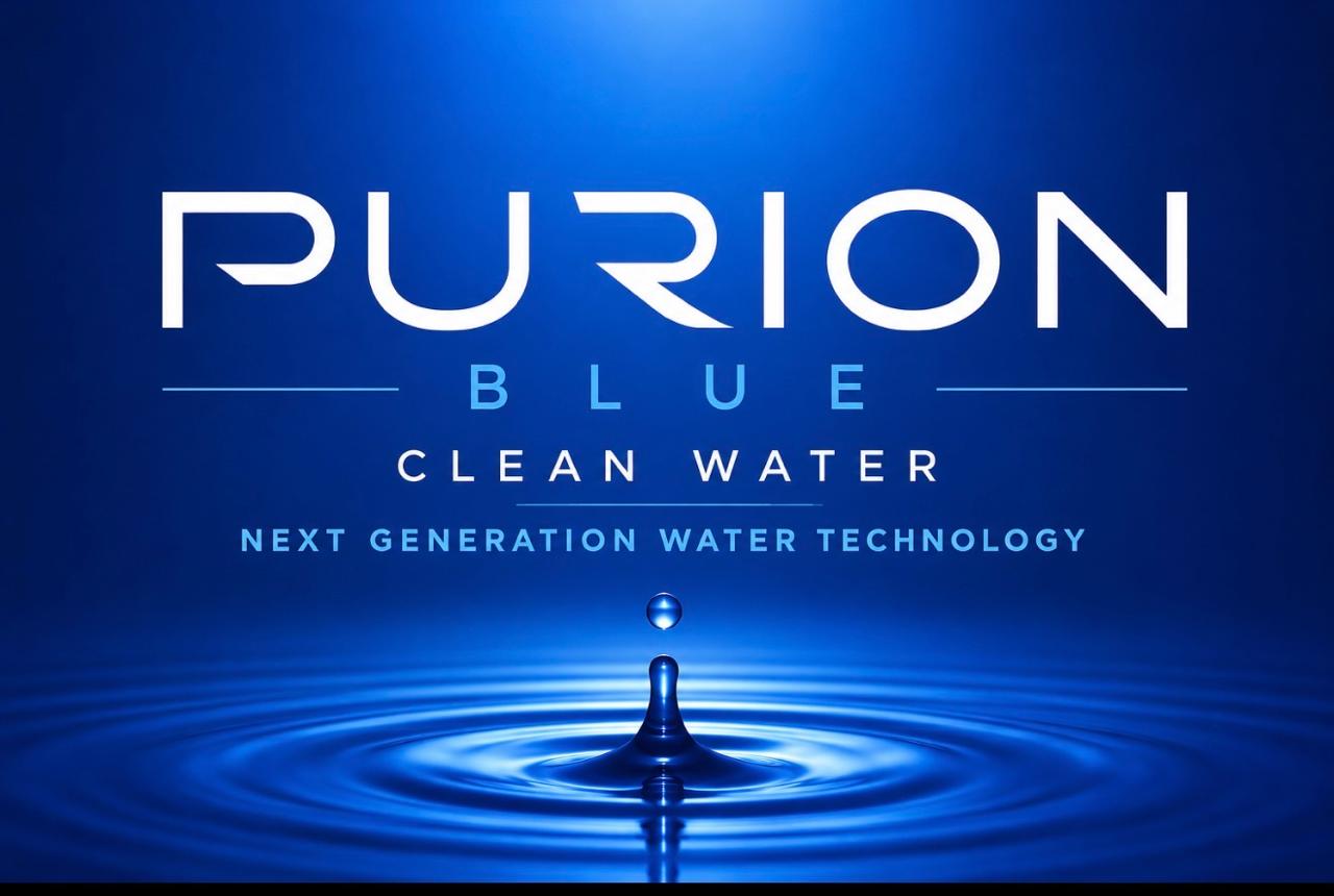 Purion Blue — Clean Water. Next Generation Water Technology.